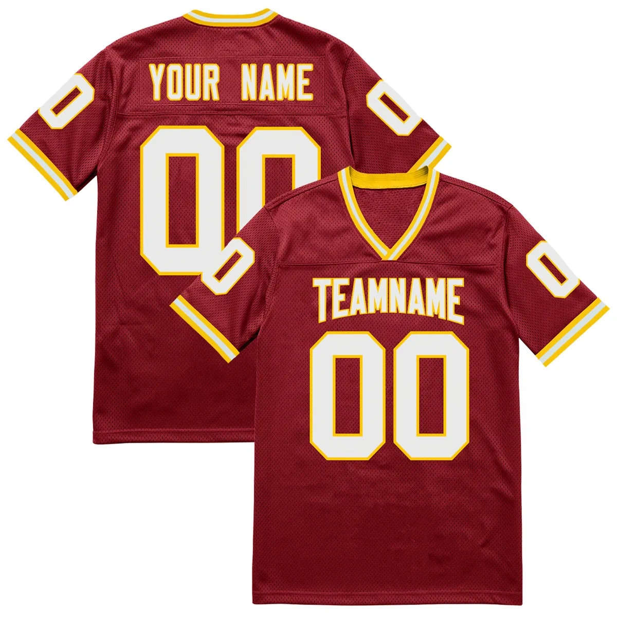 

Personalized Custom American Football Jersey Embroidery Team Name Number Stitched Football Shirt Outdoor Game Rugby Jersey Men