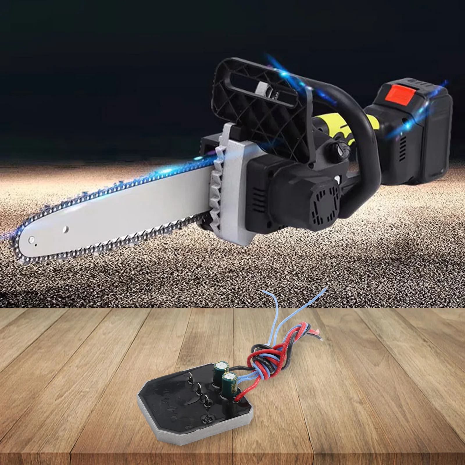 

Для электрической цепной пилы, детали цепной пилы, электрическая цепная пила для домашнего использования, 64*59,5*9 мм, пила с батарейным питанием