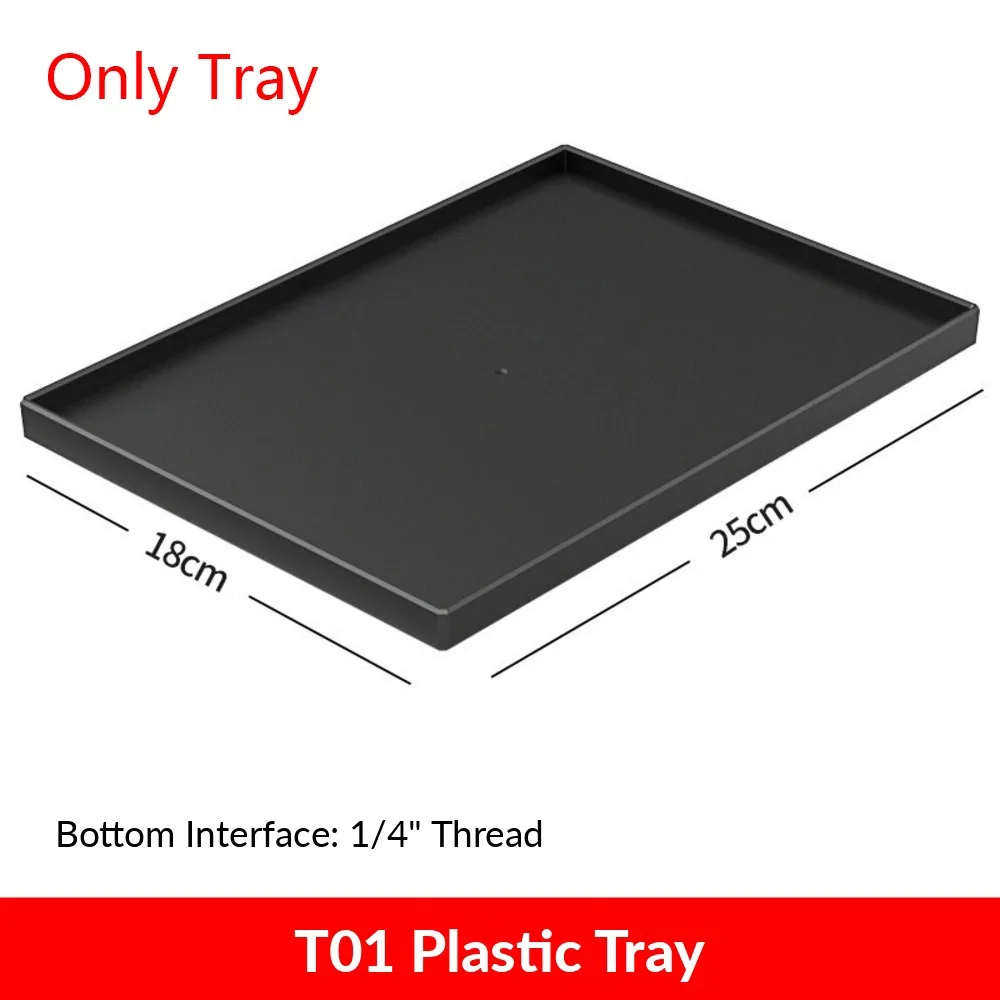 1Pcs Durable Black Projectors Tray Plastic Universal Platform Holder 25x18cm 30x23cm 1/4inch Screw Thread Tripod Stand