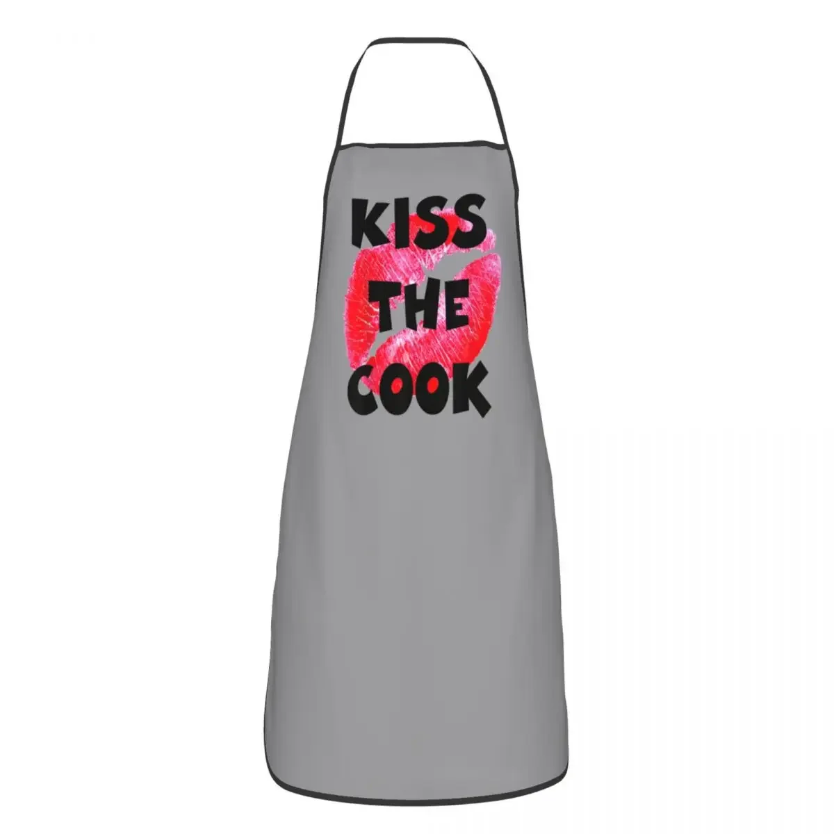 Unisex Kiss The Cook Kitchen Chef Cooking Baking Apron Men Women Funny Tablier Cuisine for Painting