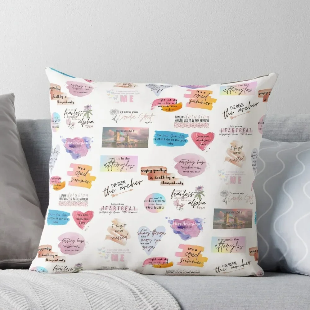 

Lover collage Throw Pillow Couch Pillows Cushions For Decorative Sofa Plaid Sofa Pillow