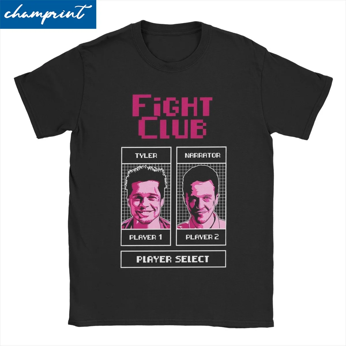 Men Women's T-Shirts Tyler - Narrator Fight Club Casual 100% Cotton Tees Short Sleeve T Shirt Crew Neck Clothes Big Size