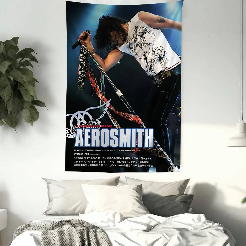 Legendary Rock Band A-AerosmithS Hanging Bohemian Tapestry Cheap Hippie Wall Hanging Bohemian Wall Tapestries Mandala Wall