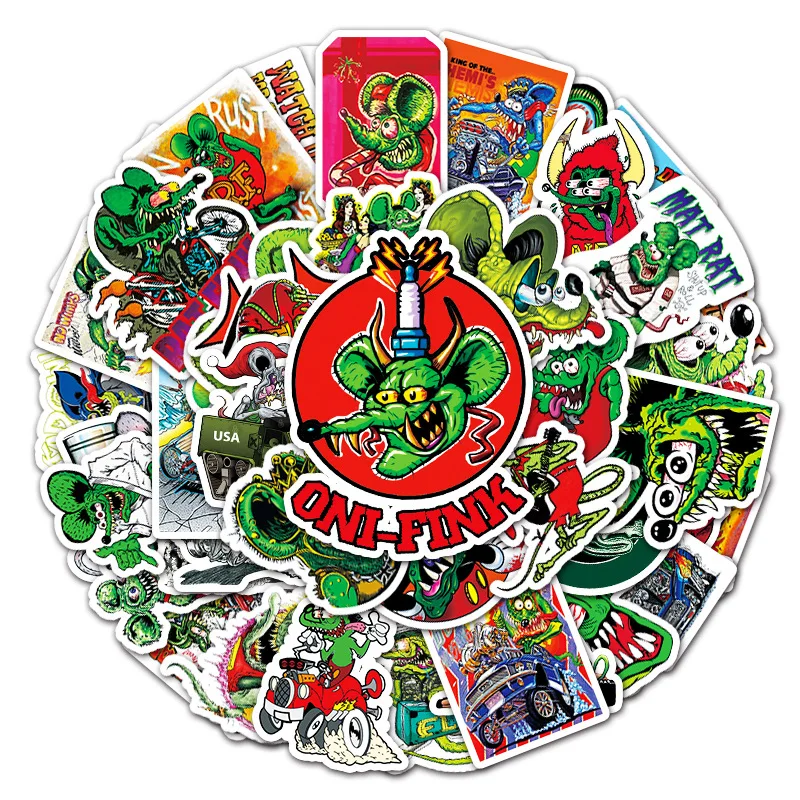 50 Stück Rat Fink Graffiti-Auf – Card Game Kids Bewertung und Preis