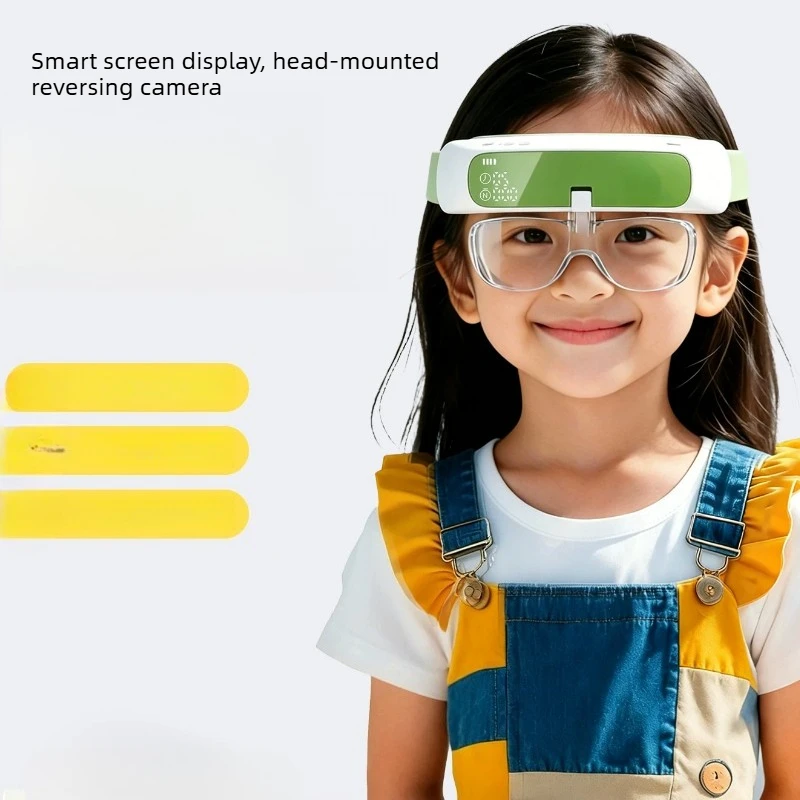 

Smart Wearable Automatic Flipper Glasses Vision Training Electric Rotary Lens for Kids Myopia Eye Fatigue Relief Eye Massager