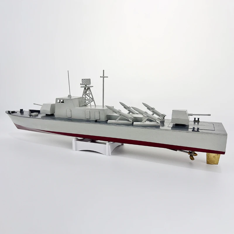 RC Missile Boat Model D-42 Wooden Kit Electric Self-propelled Model Competition Designated Ship Type