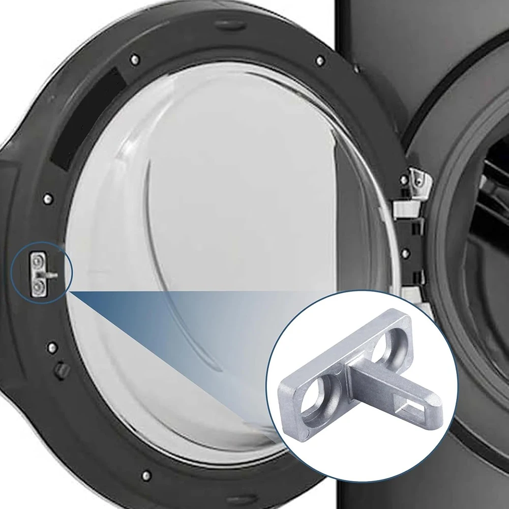 Drum Type For Tumble Dryer Door Accessory - Silvery Replacement Part Supporting Reliable Door Closure Function