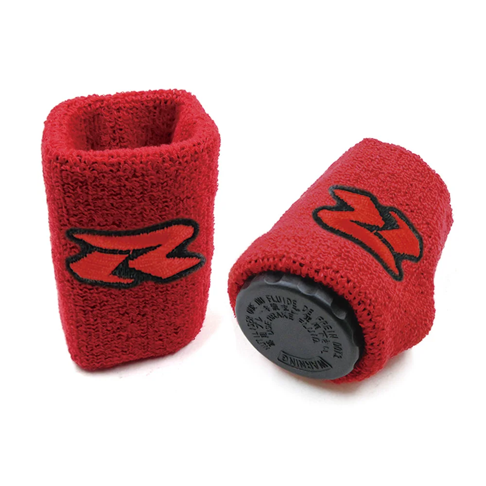 For Suzuki GSXR250 GSXR600 GSXR750 GSXR1000 GSX-R 1300 Motorcycle Front Fluid Oil Brake Tank Cup Cover Protector Reservoir Socks