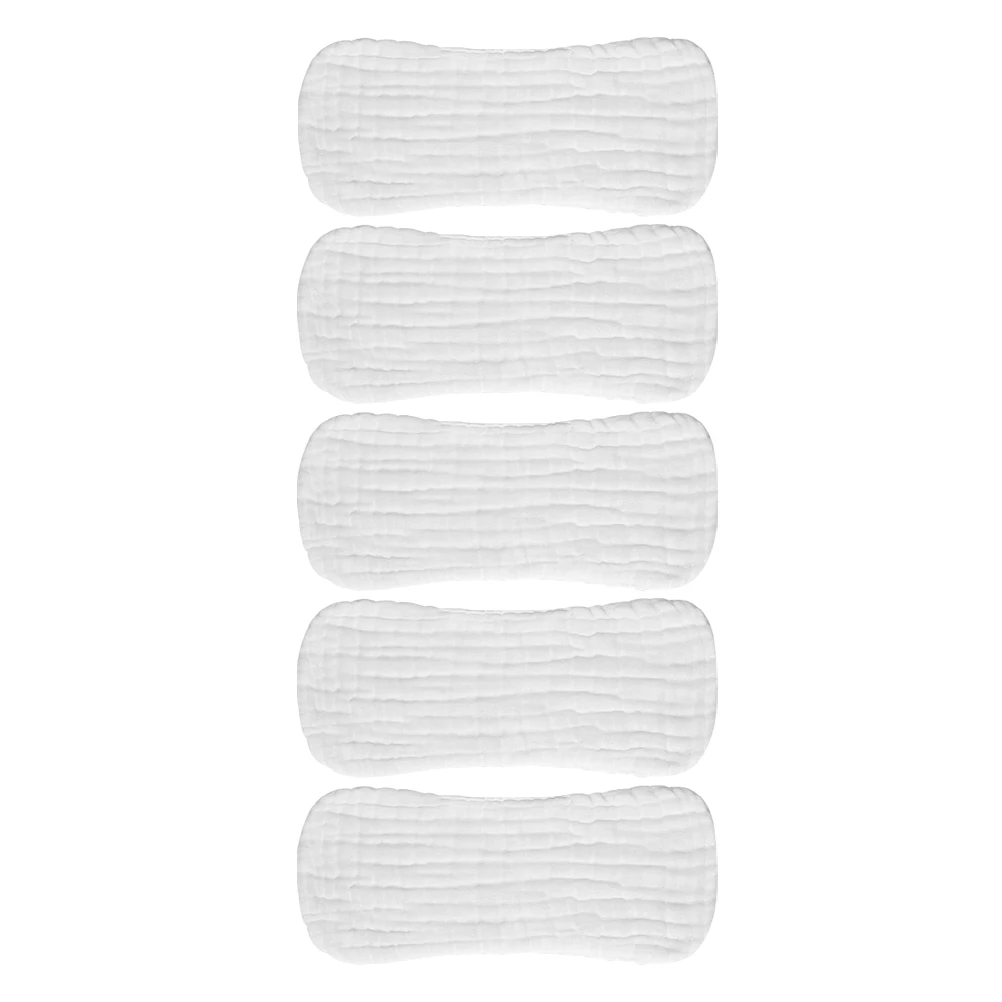 

5 Pcs Pure Cotton Diaper Newborn Diapers Baby Cloth Washable Adult Cover with Snaps