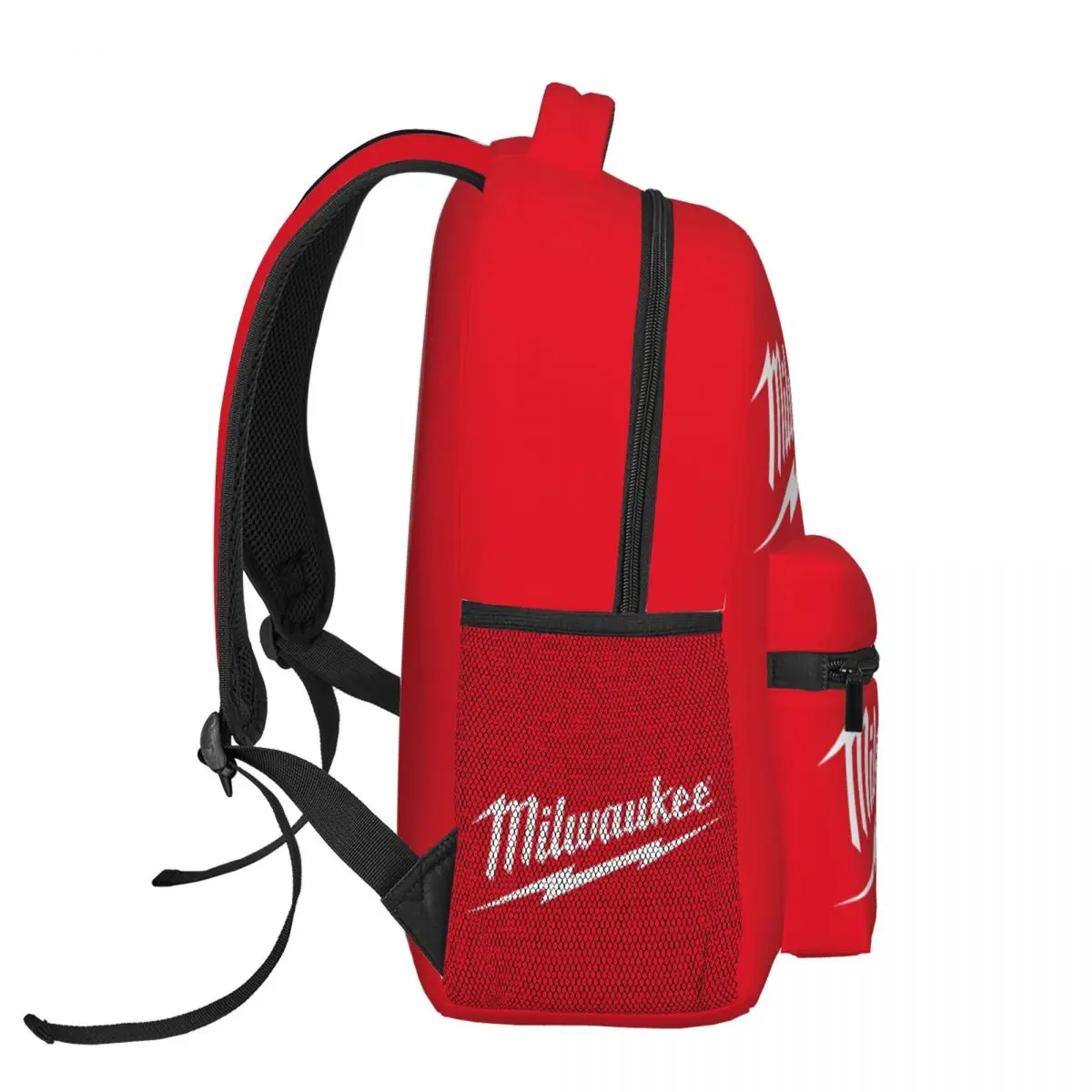 Popular W-milwaukeed Logo Printed Lightweight Casual Schoolbag For School, Outdoor, Shopping, Office 16in