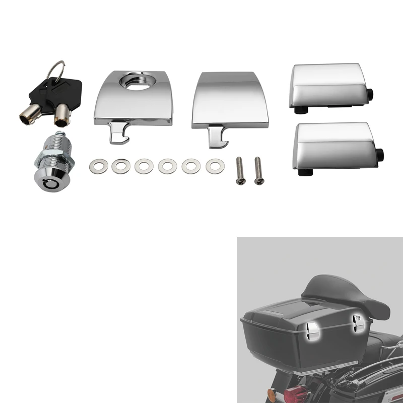 

King Trunk Latch Fit For Harley Road King Electra Street Glide 2006-2013 2012 Motorcycle