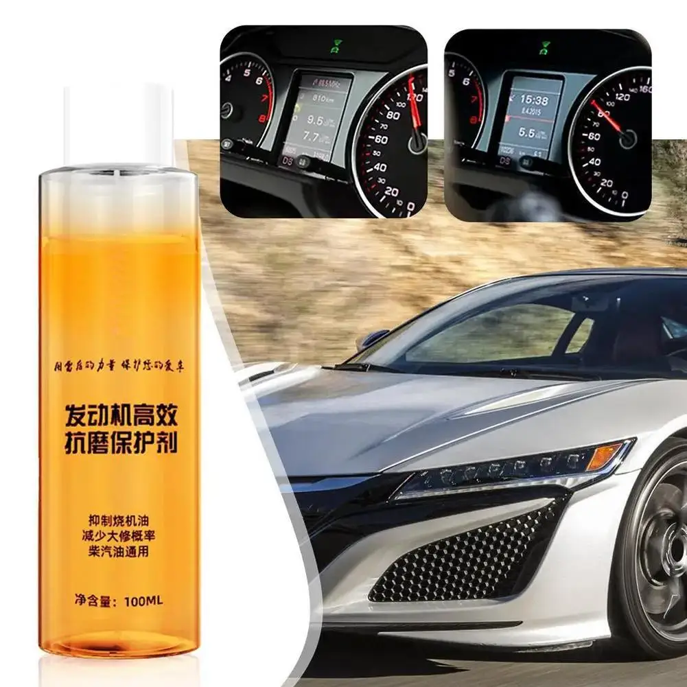 

Car Engine Anti-wear Protective Agent Noise Reduction Auto Oil Engine Liquid Supplies Additive Burning Maintenance Strong H1R4