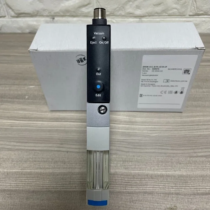 

OVEM-14-L-B-PL-CE-N-1P vacuum generator Supply/vacuum port with G threads,exhaust port