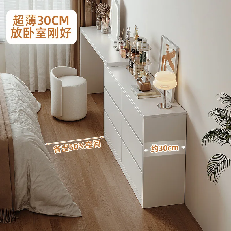 Bedside Cabinet Household Bedroom Wall Locker Narrow Space Utilization