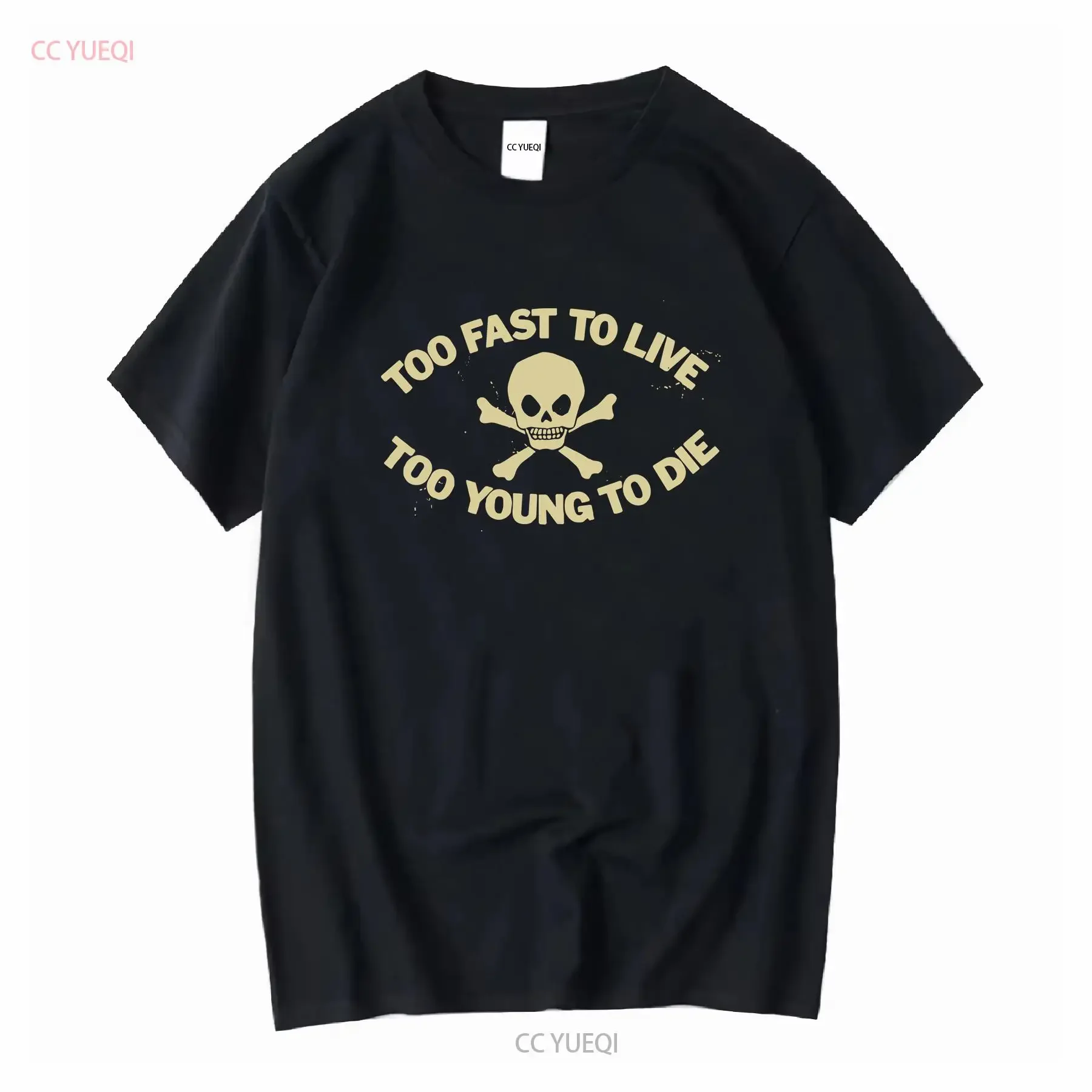 

HOT Too Fast To Live Young Die T Shirt Seditionaries vintage Washed Slightly Unisex streetwear Versatile Stylish Stretched
