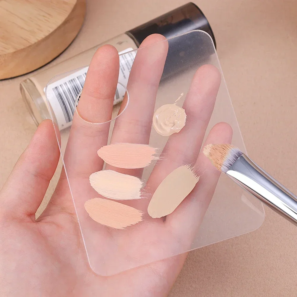 Stainless Makeup Spatula Mixing Stick Palette Foundation Eyeshadow Cream Pigments Mixing Tools Cosmetic Toning Palette Sticks