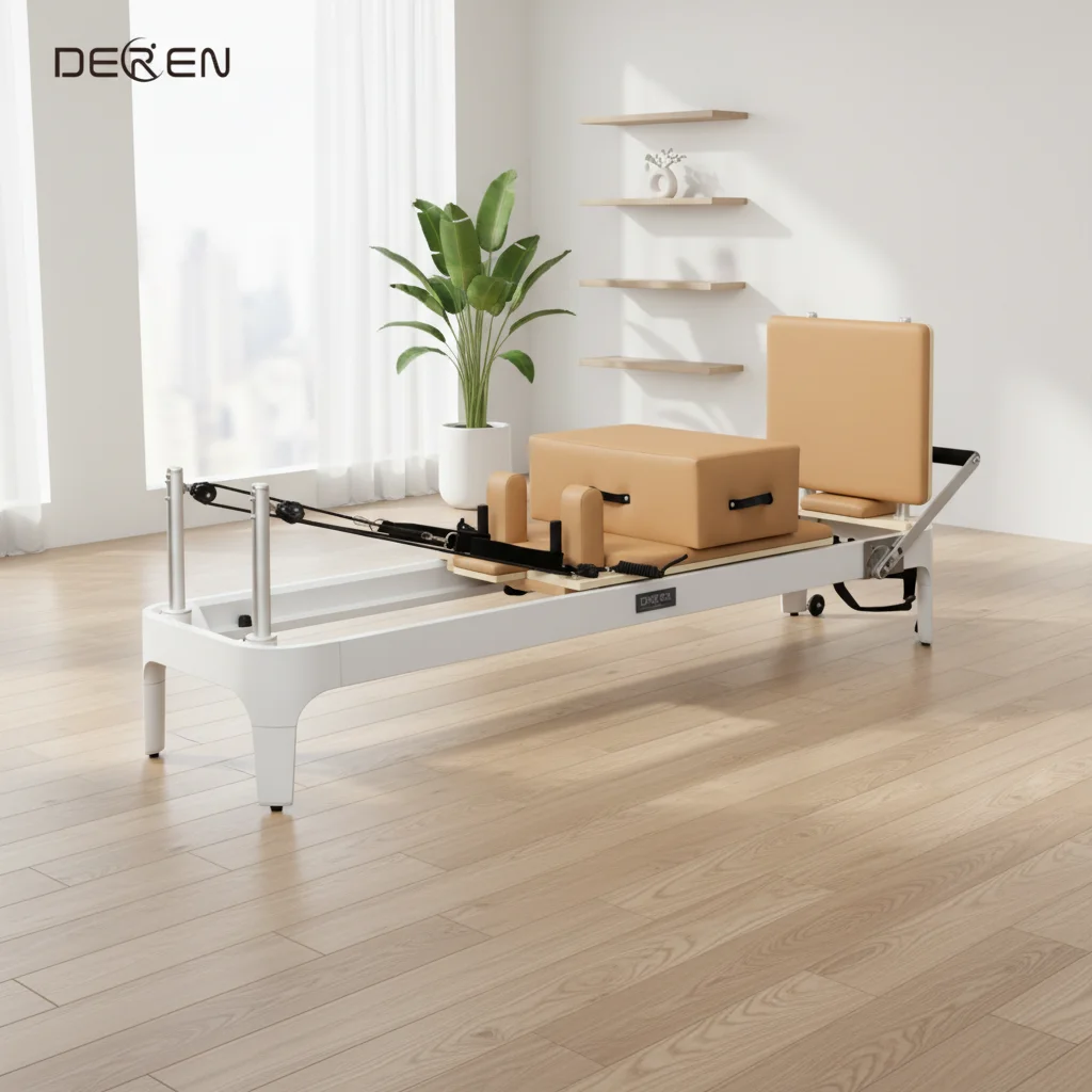 

High Quality White Black Commercial Studio Equipment Reformer Aluminum Reformer Pilates