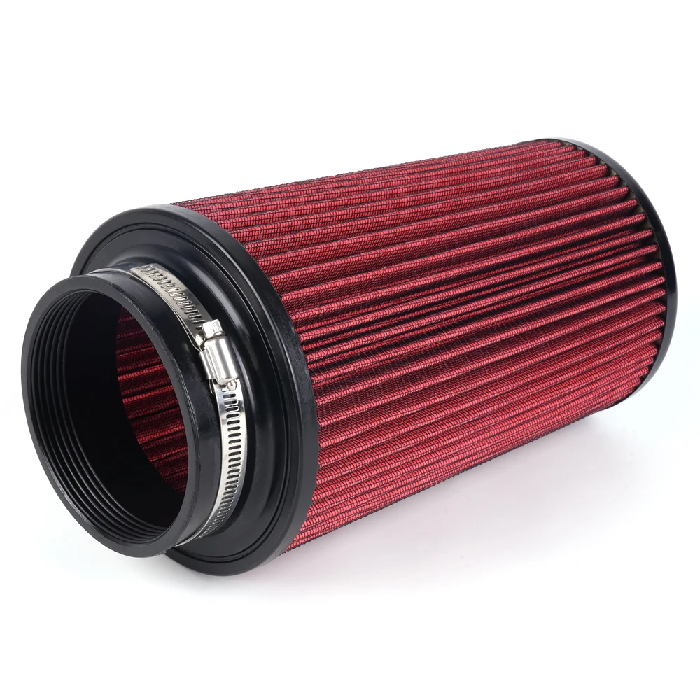 RASTP-3" 3,5" 4" Rennwagen High Flow Kaltlufteinlassluftfilter Drei Größen Konische waschbare Luftfilter 10,6" hoch OFI141 – Detail 16
