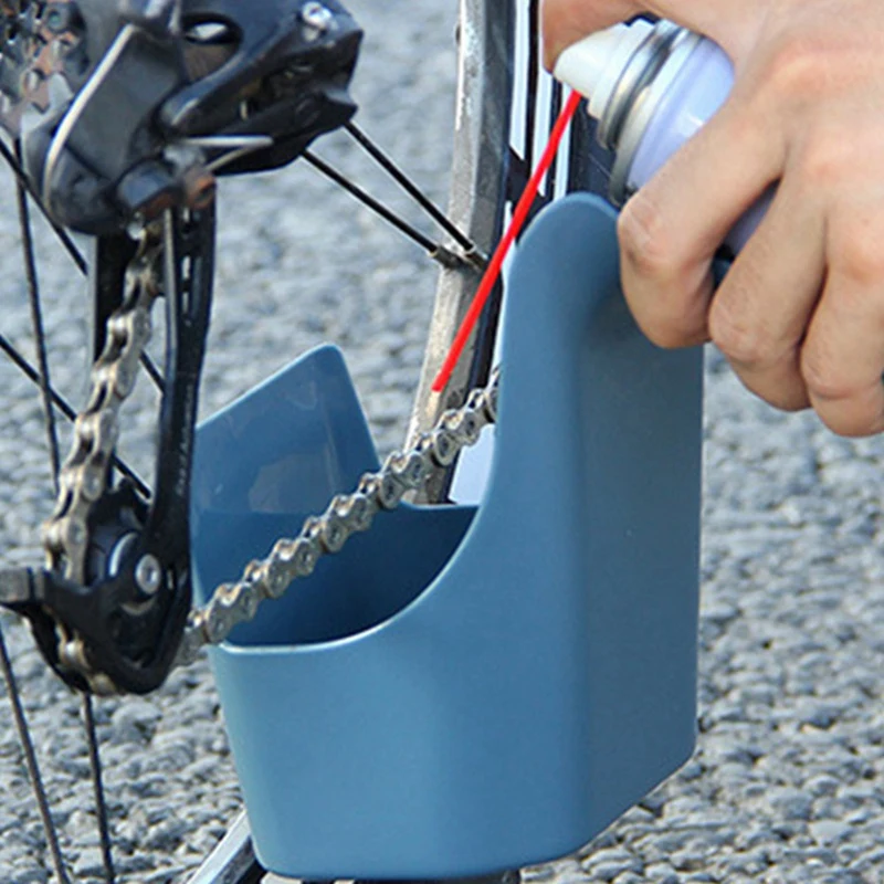 Motorcycle Bike Chain Oil Storage Tool Box Chain Cleaning Oil Splash-Proof Tool Chain Cleaning Agent Chain 1 Piece