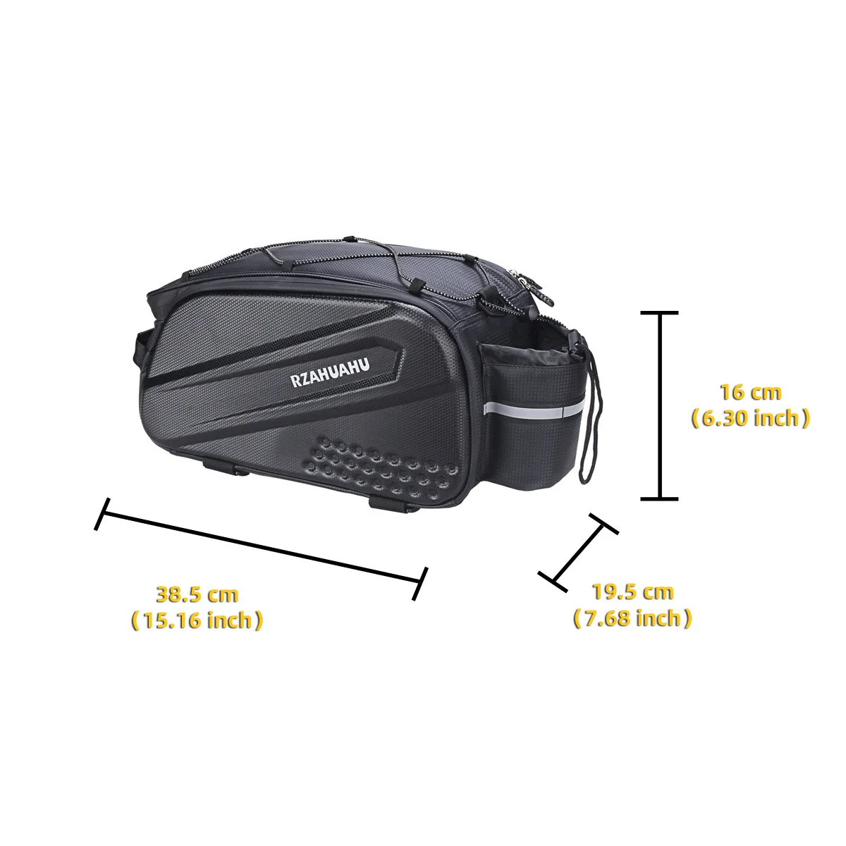 Bicycle Saddle Bag Large Capacity Bicycle Carrier Bag Tail Rear Bike Bags Bike Trunk Luggage Shoulder Handbag Waterproof Pannier