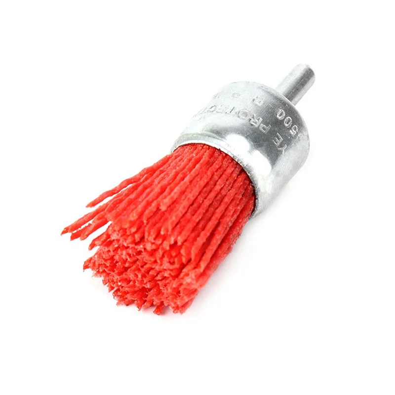 

8Pcs Nylon Filament Abrasive Wire Cup Brush Nylon End Brush Kit For Drill Rotary Tool With 1/4 Inch Shank