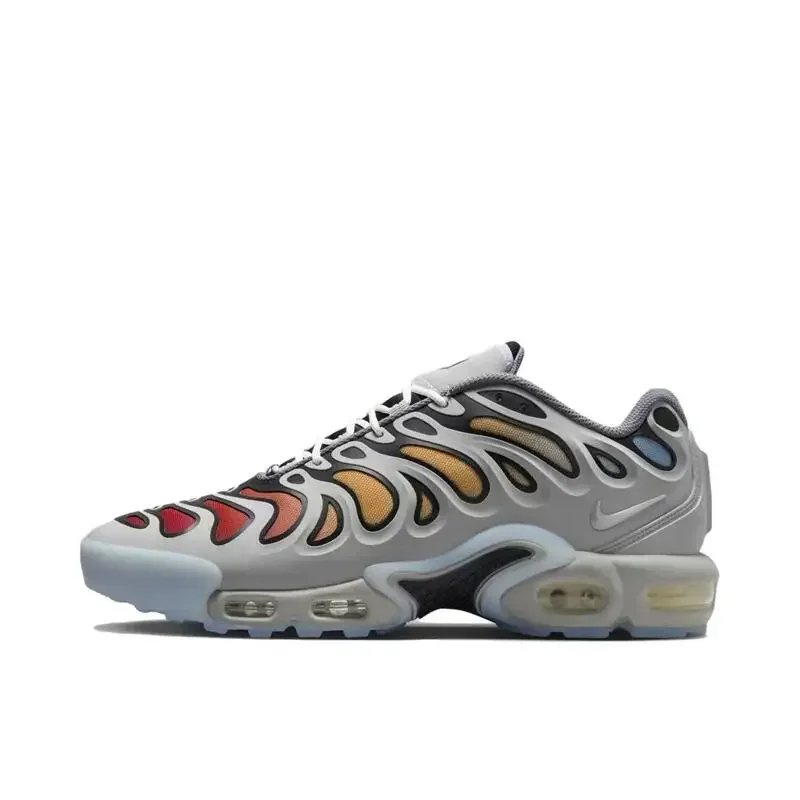 Nike Air Max Plus Drift Strap Wear Resistant, Anti Slip, Low Cut Life Casual Sports Running Shoes for Men, Black Gary Green