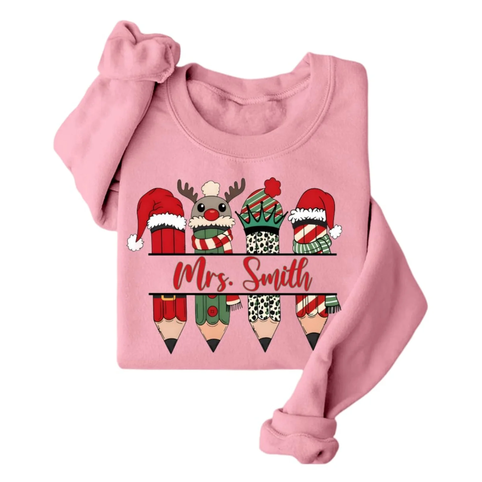 سترة نسائية لطيفة مطبوعة عصرية برقبة دائرية وأكمام طويلة ملابس شتوية سوداديراس دي موخير ملابس علوية للسيدات