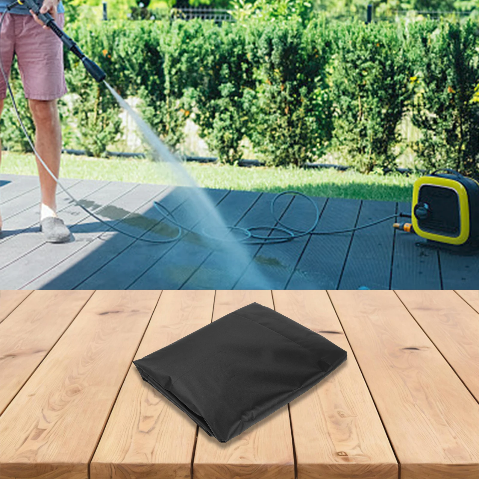 Protective Cover Outdoor Cover Custom Fit Pressure Washer Cover High Pressure Cover Robust Element Protection 210D Oxford Fabric