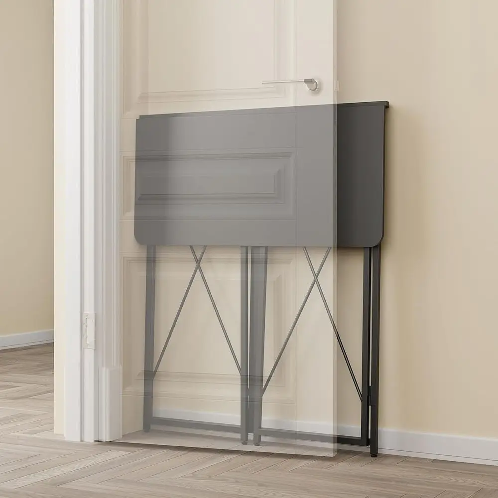 مكتب مدمج 39 قابل للطي للمكتب المنزلي، مكتب قابل للتعديل لاستخدام جهاز المشي