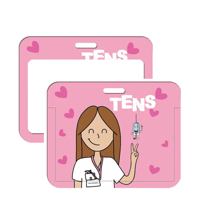TENS Krankenschwester-Kartenhalter, Lanyards für Schlüsselanhänger, Krankenhaus, Arzt, Kartenhalter, Umhängeband, Arbeiter, Tür, Ausweishalter, Geschenk, Ausweishalter – Detail 13