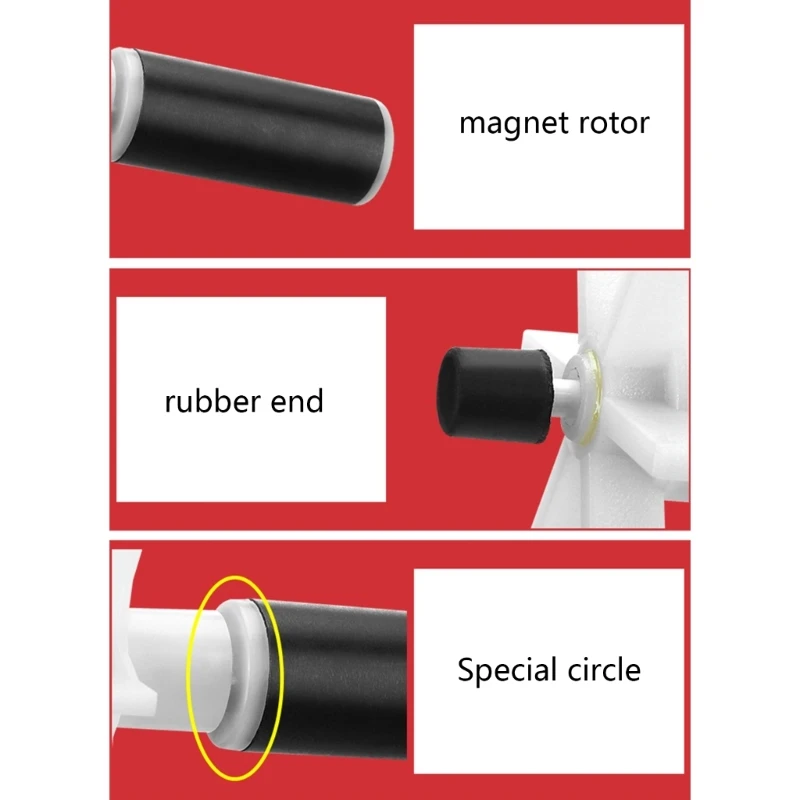 18mm 19mm Replacement Filter Impeller Submersible Water Pump Rotor Stainless Steel / Ceramics Shaft Cores 2m / 2.5m H/L