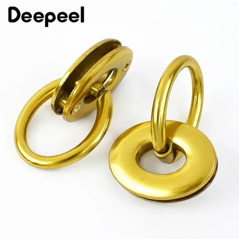 2/4/10Pcs Metal O Ring Bags Side Clasp Eyelet Buckle for Bag Strap Handbag Handle Connect Hooks DIY Leather Crafts Accessories