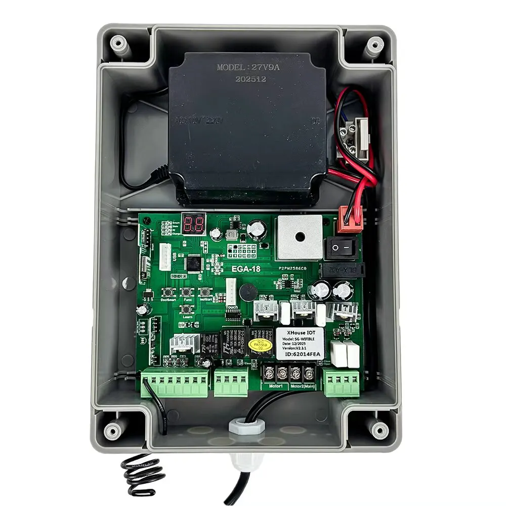 DC24V sliding door circuit board with encrypted remote control and dedicated remote control handle for electric doors