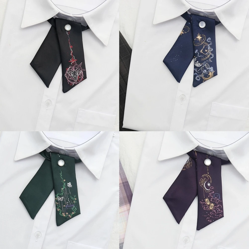 

Trendy JK Shirt Bow Tie for Women School Uniforms Fashion Student Necktie Adjustable Business Jewelry Accessories