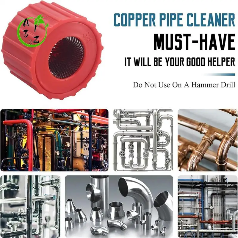 A31Z-4Pcs Copper Pipe Cleaner And Reamer Sets,For Plumbers To Prepare Pipes To Solder-Plummers Tools To Do The Job