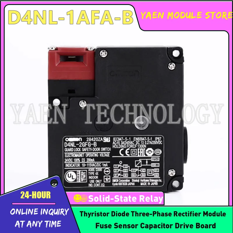 

Electromagnetic lock safety door switch D4NL-1AFA-B D4NL-1AFG-B D4NL-2AFA-B D4NL-2AFG-B D4NL-4AFA-B D4NL-4AFG-B D4NL-1BFA-B