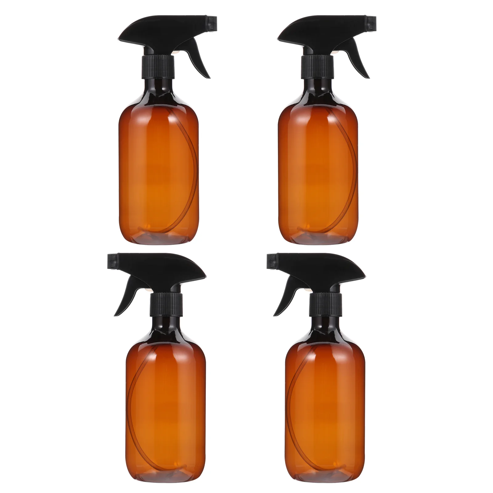 

4 Pcs 500ml Spray Bottle Plastic Container Bottles Essential Oil Powder The Pet Empty Travel