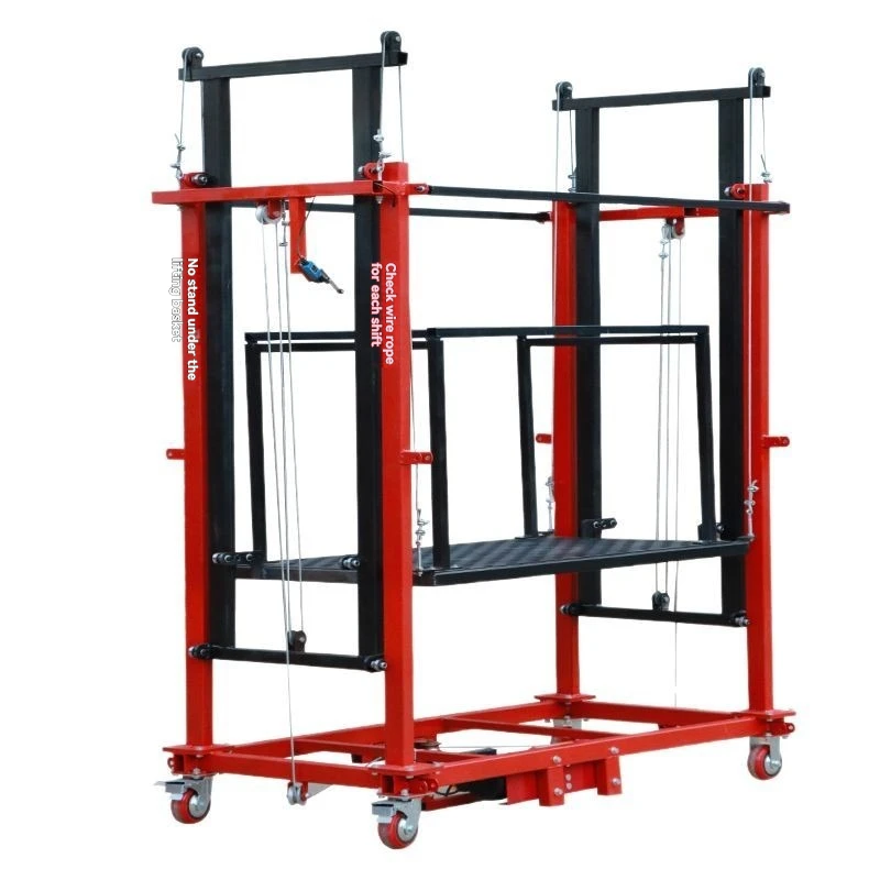 Electric Scaffolding Lift, Mobile Remote Control Automatic Lifting Platform, Indoor And Outdoor Decoration Portable Lifting Plat