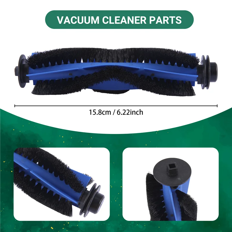 ABBK-交換用 Cecotec Conga 1090 990 Vital/Conga 999 Vital ロボット掃除機スペアパーツメインブラシ