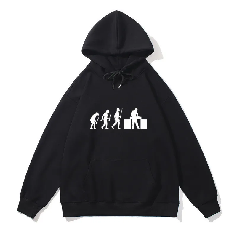 

New Hip Hop Streetwear Evolution of DJ Fashion Casual Men Women Cotton Hoodies Sweatshirts