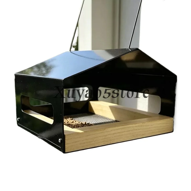 Hanging Bird House for Garden Outdoor Decor |   Weatherproof Hummingbird Feeder Shelter with  for Backyard Patio Wildlife
