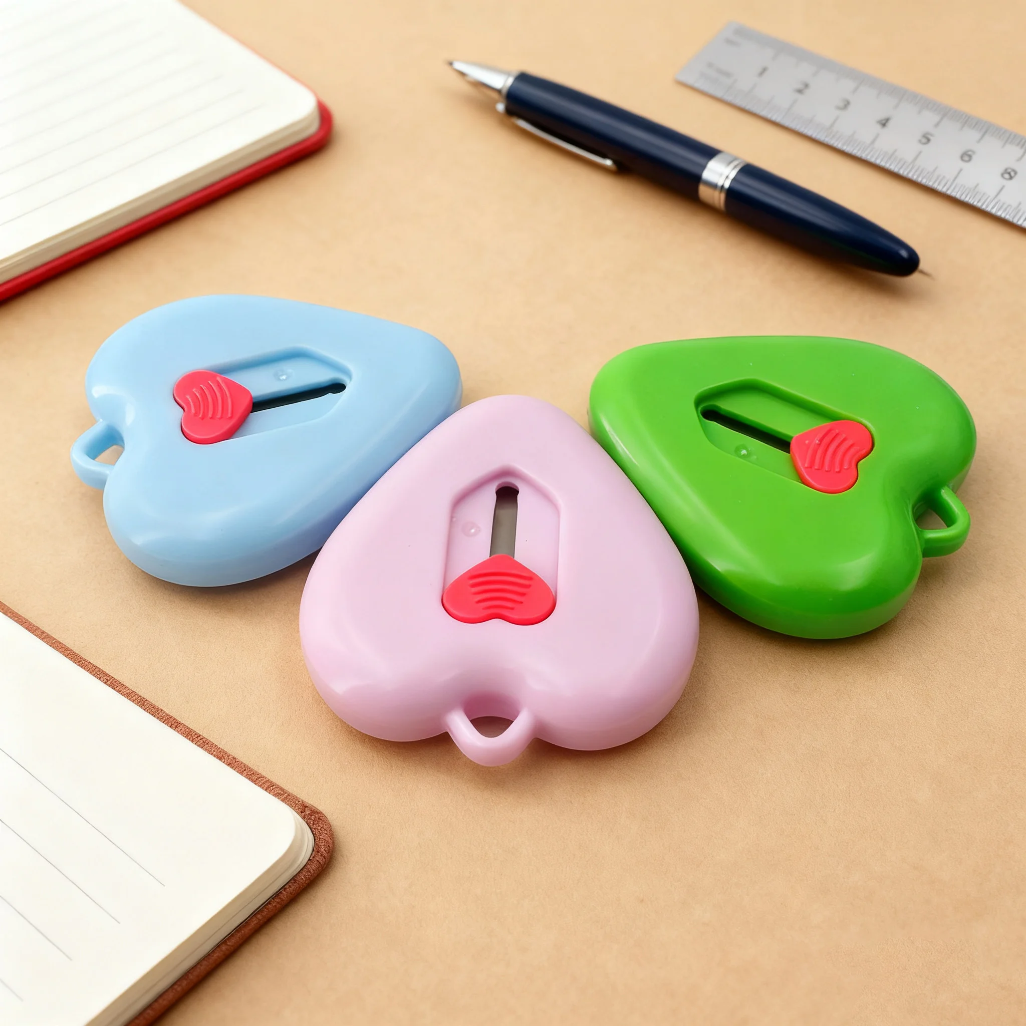 Mini Utility Knife Unboxing Tool for Opening Packages and Cutting Parcels Cute Keychain Portable Small Knife Office Stationery