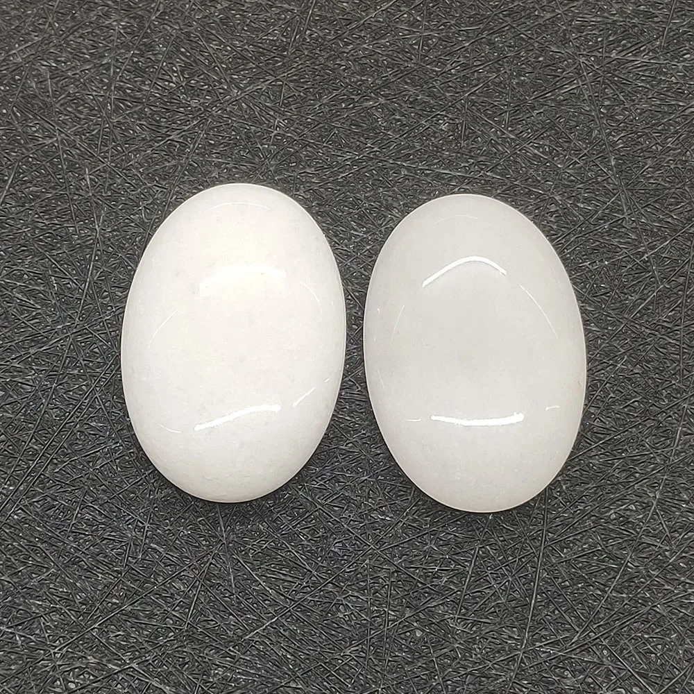 1pcs/Bag 18 Colors Natural Stone Cabochons 20x30x7mm Oval Pattern Pendant Star Jewelry Making DIY Necklace Bracelet  Accessory