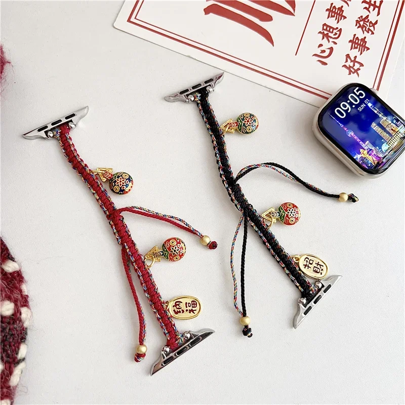 HK9 ultra2 Nylon Watch Strap for 44mm 38mm 42mm HK9 Ultra One Band Braided Band for DT7 DT8 S9 HK8 HK9 Pro Max Woven Bracelet