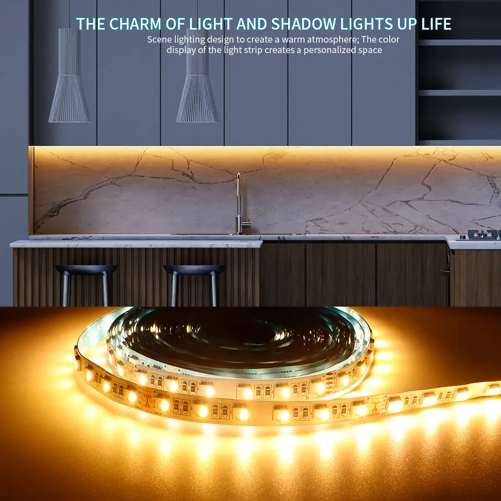 RGBW RGBNW RGBWW 4 IN 1 Led Strip Highlight 5050SMD 60/72/84/96leds/m nastro flessibile a nastro luminoso DC12V/24V