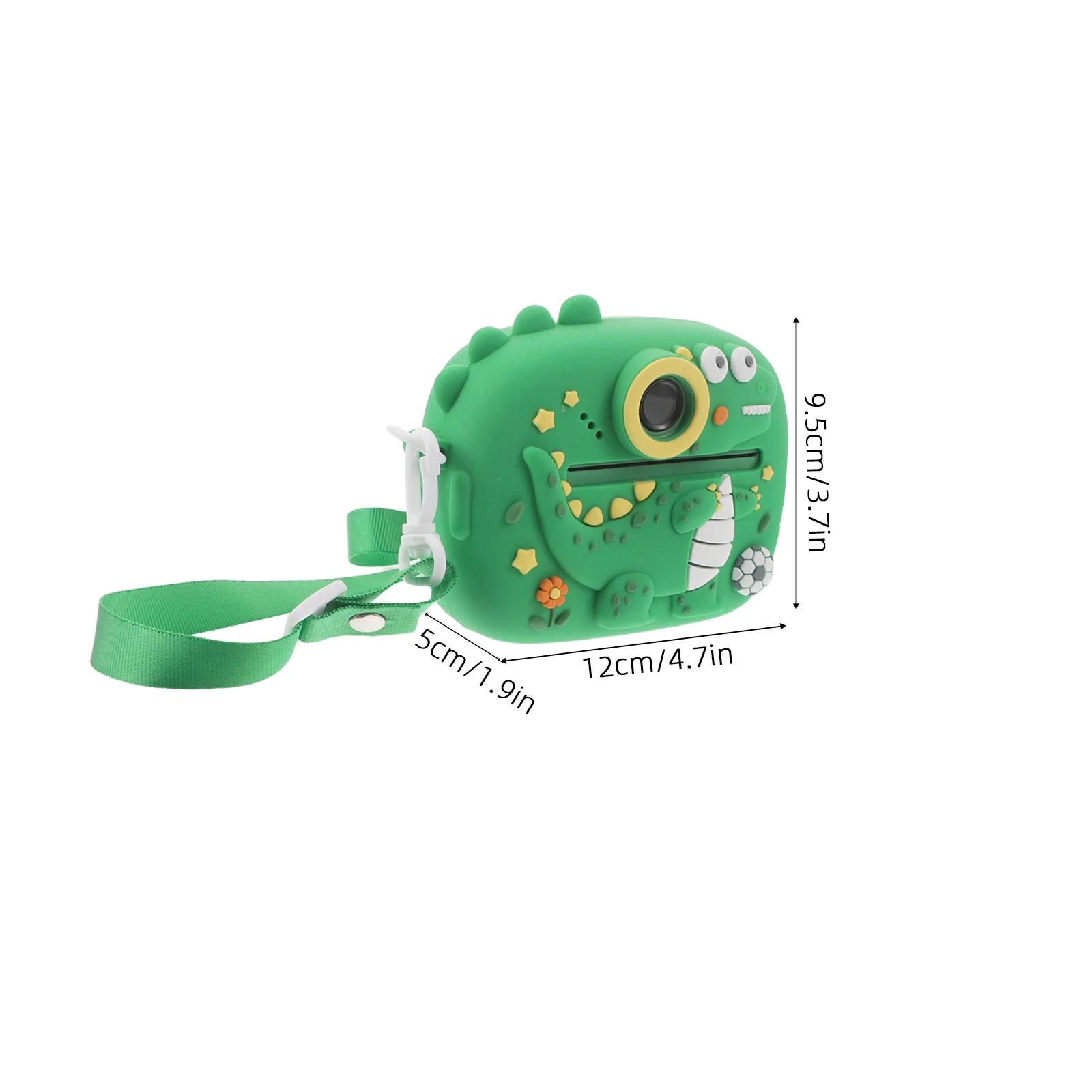 Câmera Digital Infantil com Lente Dupla, Impressão Instantânea, Design de Desenho Animado, Câmera para Crianças, Meninos e Meninas, Gravador de Vídeo com Estrutura Robusta