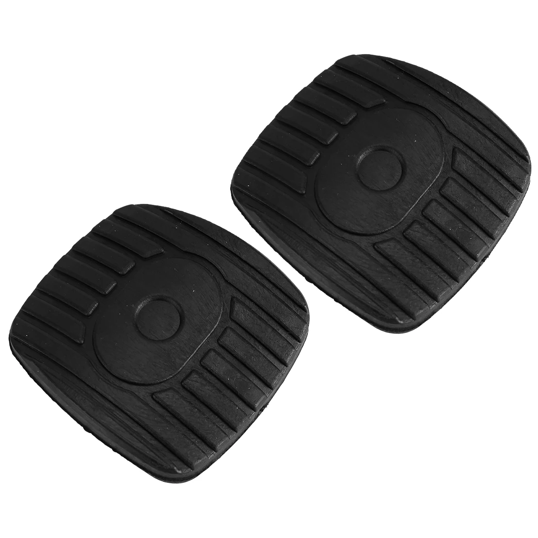 2Pcs Brake Clutch Pedal Pad Rubber Cover Black Fit for Nissan Note Cube Tiida Micra NV200 2009 2010