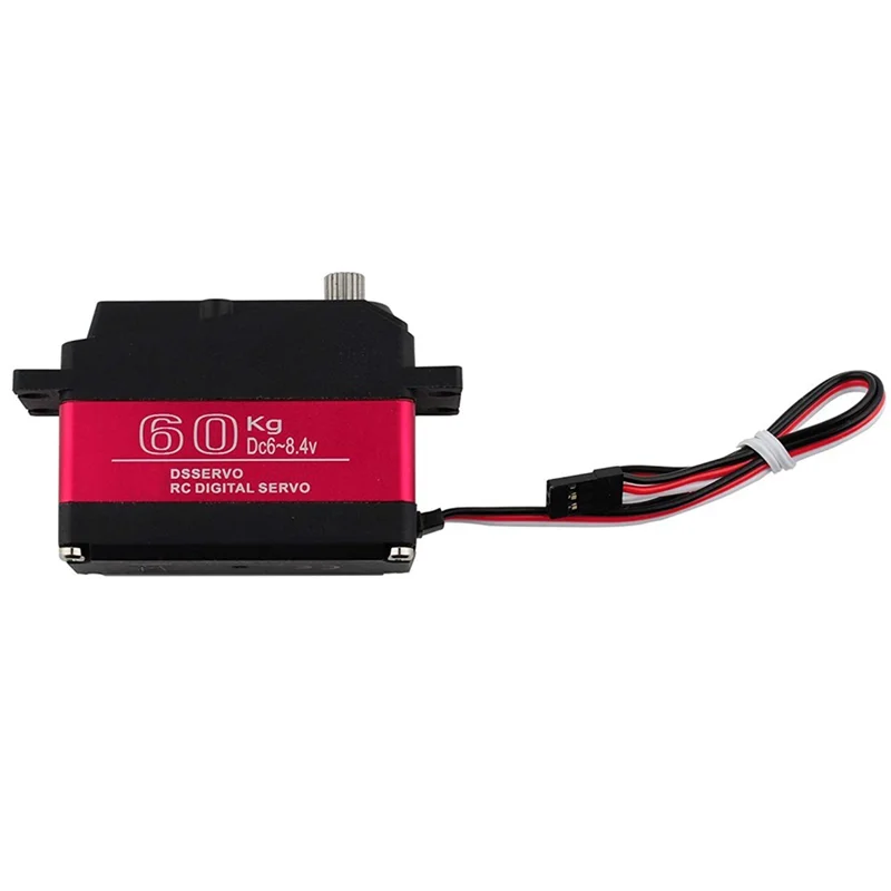 

AS96-3X High Torque Waterproof 60Kg 180° DS5160 Metal Gear Digital Servo For RC Robot Car 1/6 Axial SCX6 1/5 Redcat HPI Baja