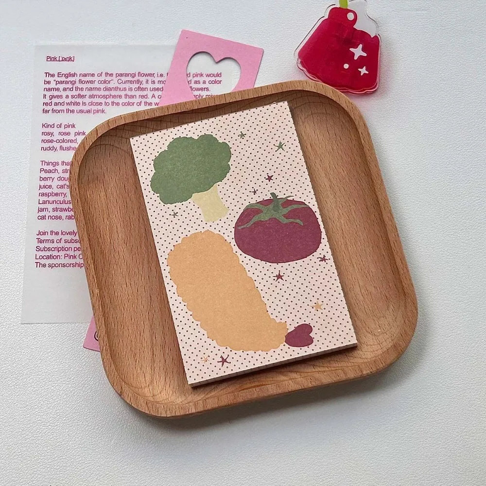 

Cute 50 Sheets Memo Pads Multipurpose Cartoon Scrapbook Paper Strawberry Gift Sticky Note School Stationery