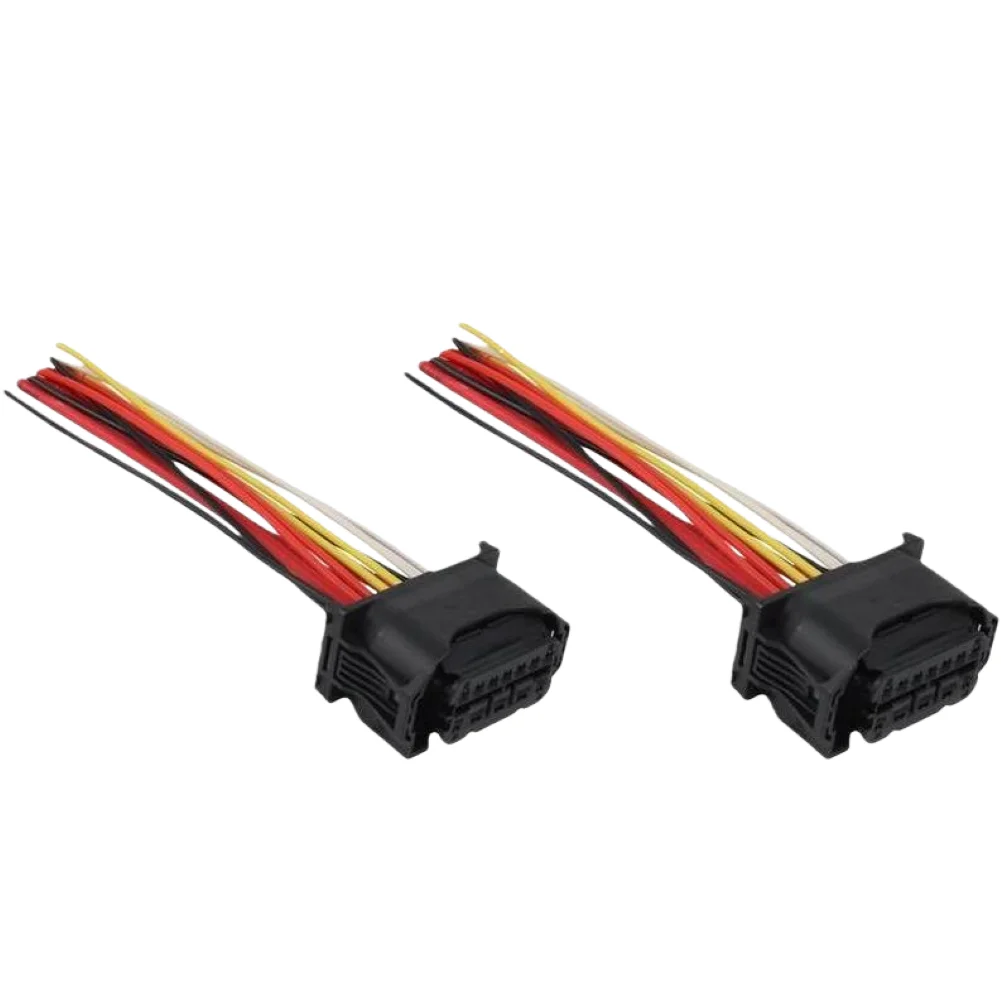 2PCS Headlight Cable Connector Compatible with For BMW 5 Series 6 Series and 7 Series Repair Kit Part 6925638DX